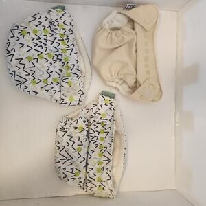 One by GroVia Cloth diapers set of 3